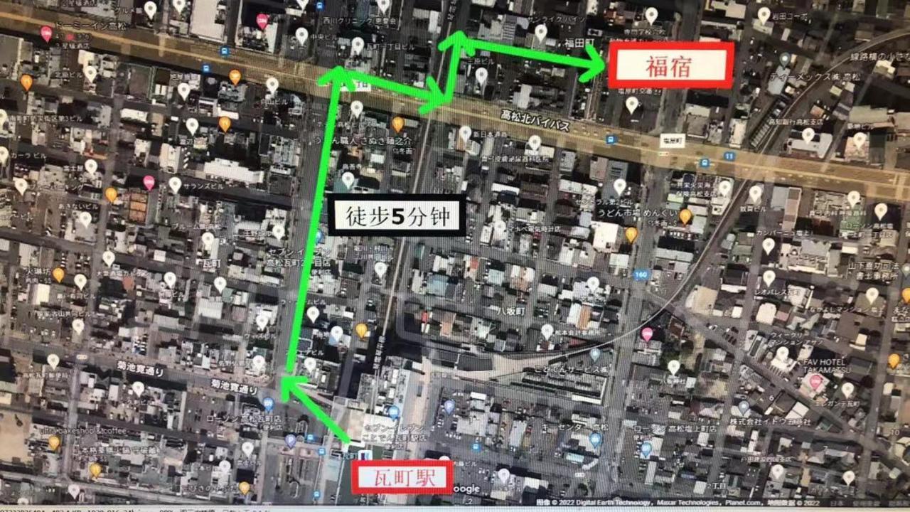 福宿fukuinn 203号室 Takamatsu